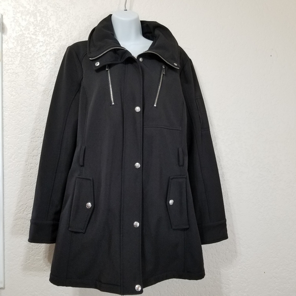 MICHAEL Michael Kors Black Lined Jacket Size Large - Picture 10 of 10